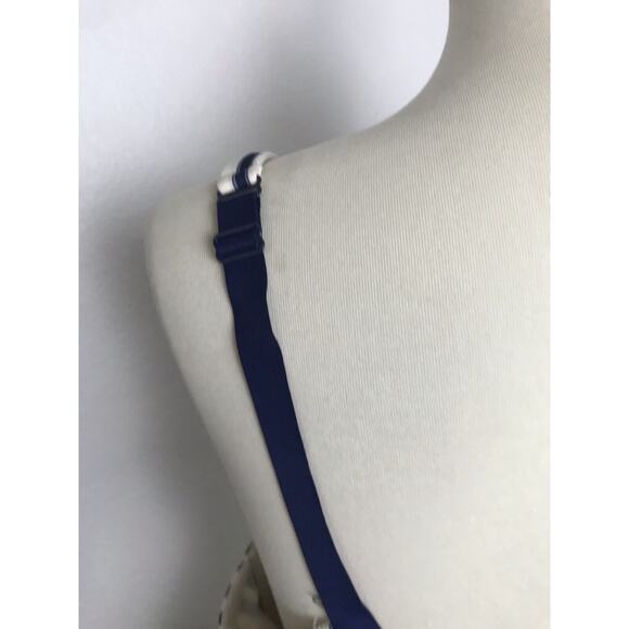 Cacique Lingerie Bra Boost Plunge Push Up Striped Underwire - Picture 7 of 9